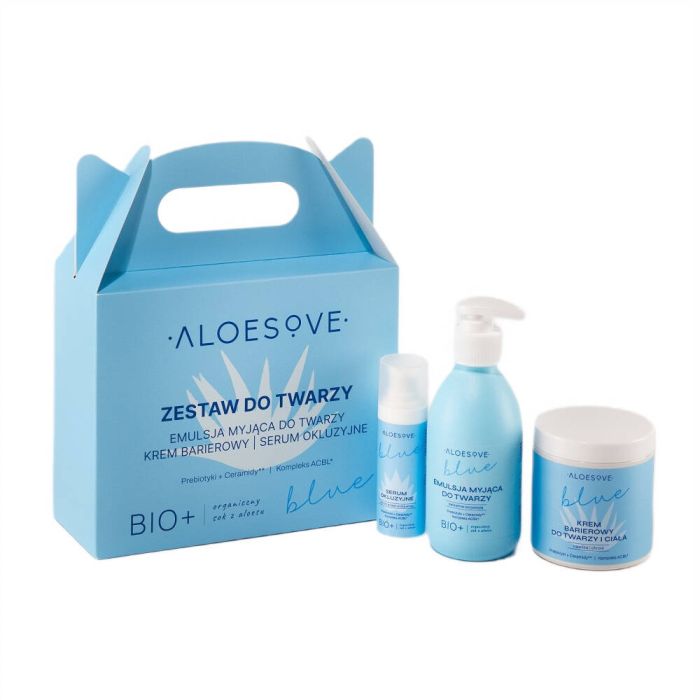 Aloesove Blue facial cosmetics set