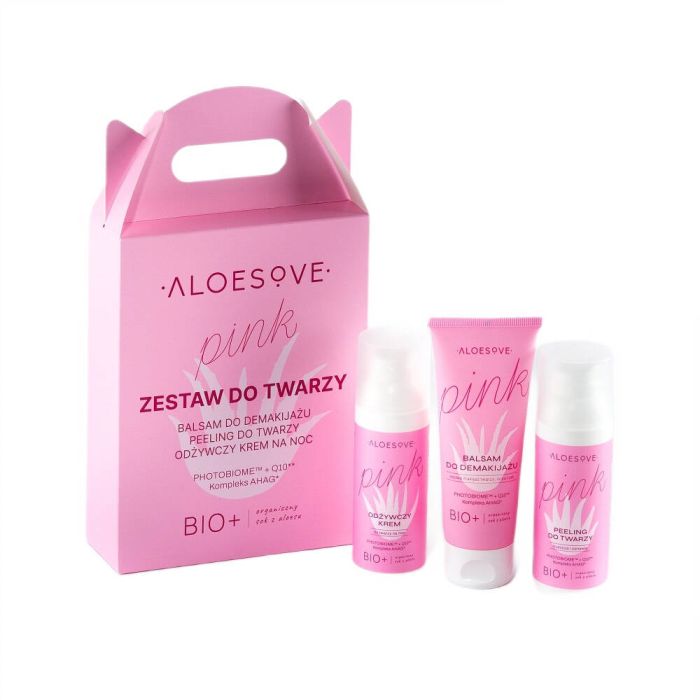 Aloesove Pink set of facial cosmetics