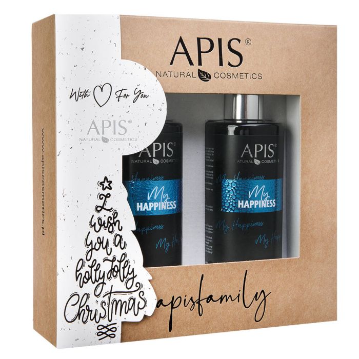 Apis My Happiness set moisturizing shower gel 300ml + moisturizing body and hand lotion 300ml