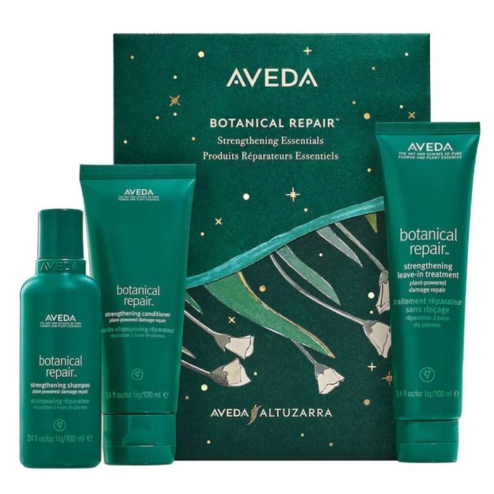 Aveda Botanical Repair set strengthening hair shampoo 100ml + strengthening hair conditioner 100ml + strengthening leave-in hair treatment 100ml