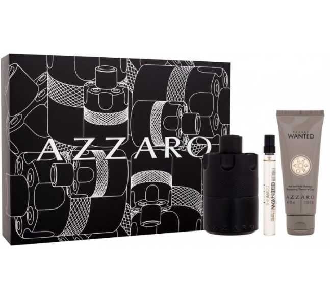 AZZARO The Most Wanted EDP 100ml + EDP 10ml + SHOWER GEL 75ml