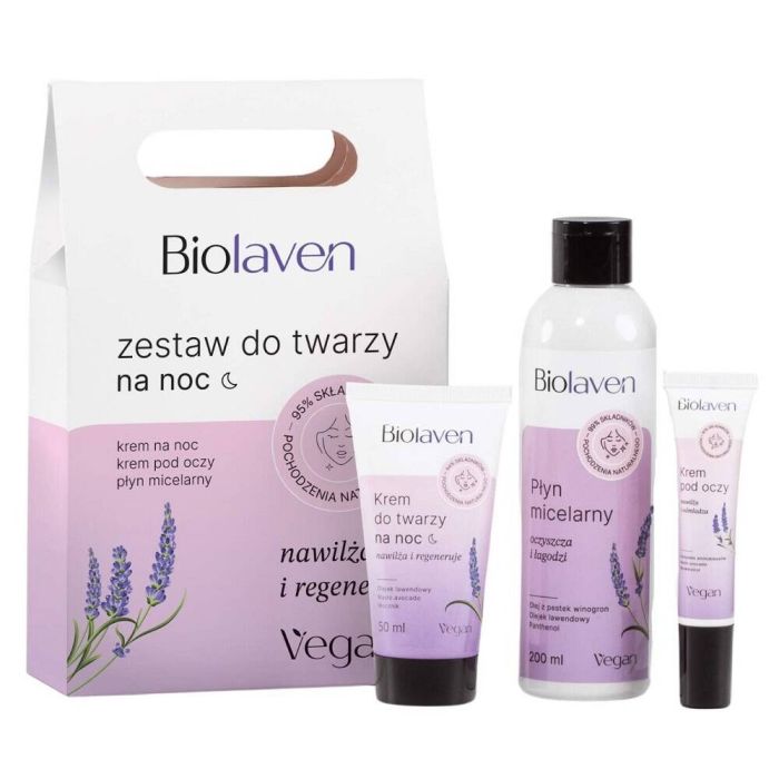 Biolaven Face Night Cream 50ml + Eye cream 15ml + Micellar lotion 200m