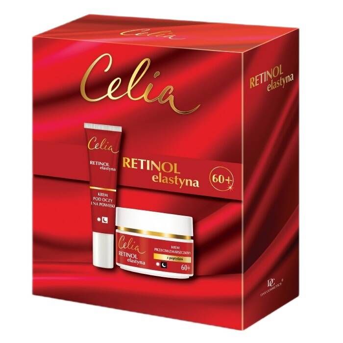 Celia Retinol Elastin face cream 60+ 50ml + eye and eyelid cream 15ml