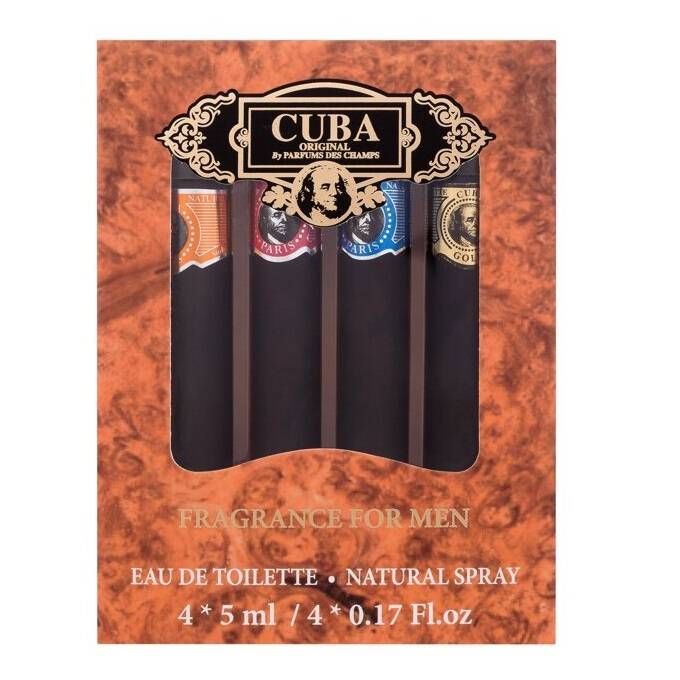 CUBA Fragrance For Men edt spray 4x5ml