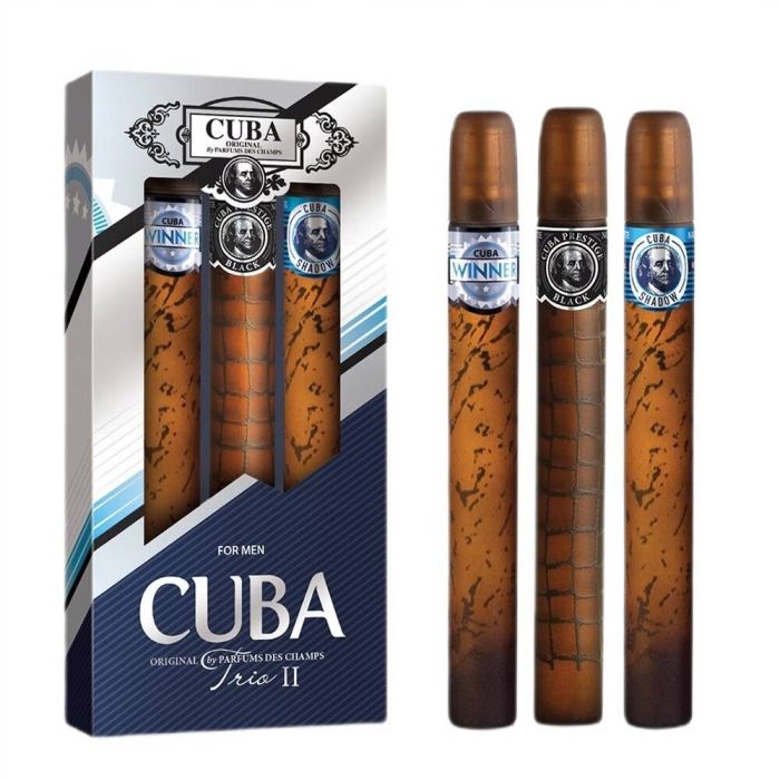 Cuba Trio II Shadow edt 35ml + Winner edt 35ml + Prestige Black edt 35ml