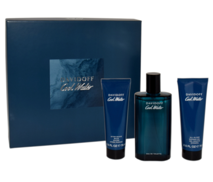 DAVIDOFF Cool Water Men EDT 125ml + SG 75ml + ASB 75ml