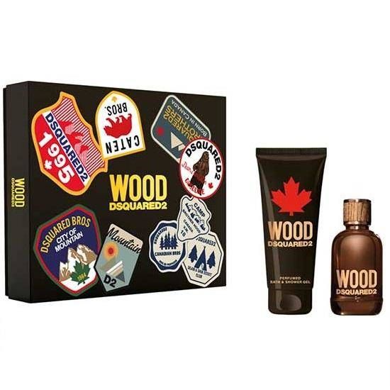 DSQUARED2 Wood Pour Homme EDT 100ml + SHOWER GEL 150ml