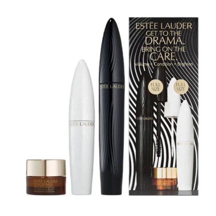 Estee Lauder Get To The Drama mascara 8ml + lash serum 6ml + face cream 5ml