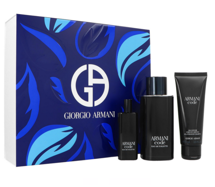 Giorgio Armani Code Edt 125ml + Edt 15ml + Shower Gel 75ml