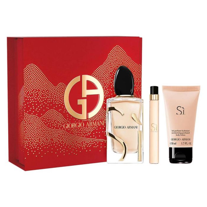 Giorgio Armani Si edp 100ml + edp spray 10ml + body lotion 50ml