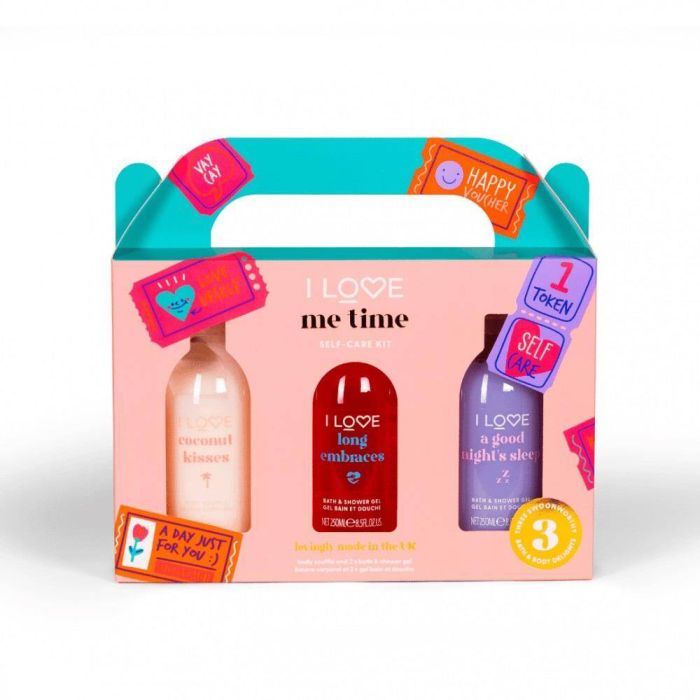 I Love Me Time body souffl_ set + shower and bath gel 3x250ml