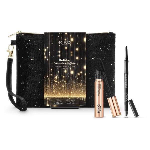 KIKO Milano Holiday Wonderlights Stayglam Black Duo Eyes Gift Set Set