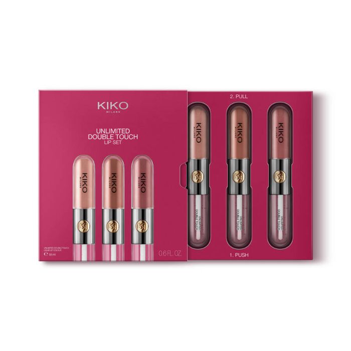 KIKO Milano Unlimited Double Touch Lip Set Nude Attitude