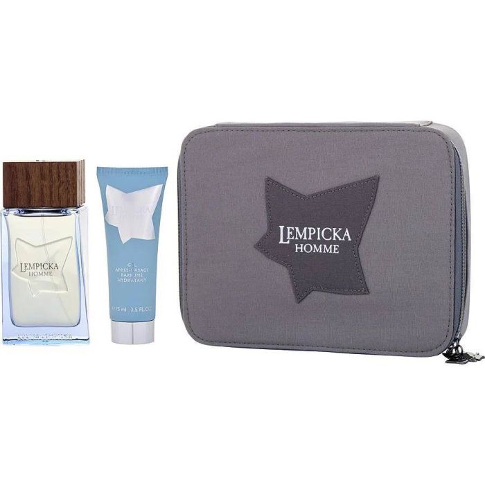 Lolita Lempicka Homme EDT 100ml + Aftershave Gel 75ml + cosmetic bag