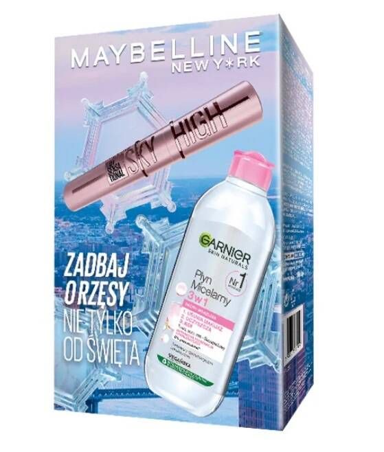 Maybelline Lash Sensational Sky High mascara 7.2ml + micellar liquid 3in1 400ml