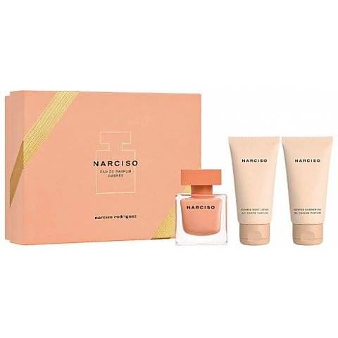 Narciso Rodriguez Narciso Ambr_e Edp 50ml + Body Lotion 50ml+ Shower Gel 50ml