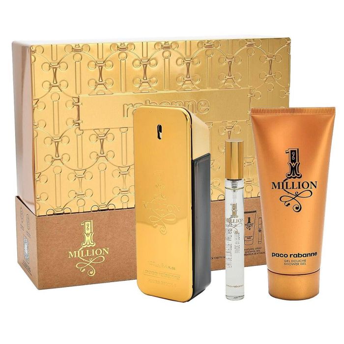 Paco Rabanne 1 Million Men edt 100ml + shower gel 100ml + eau de toilette 10ml