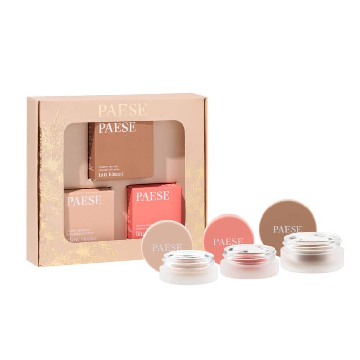 Paese Contouring 02 set cream blush + cream highlighter + cream bronzer