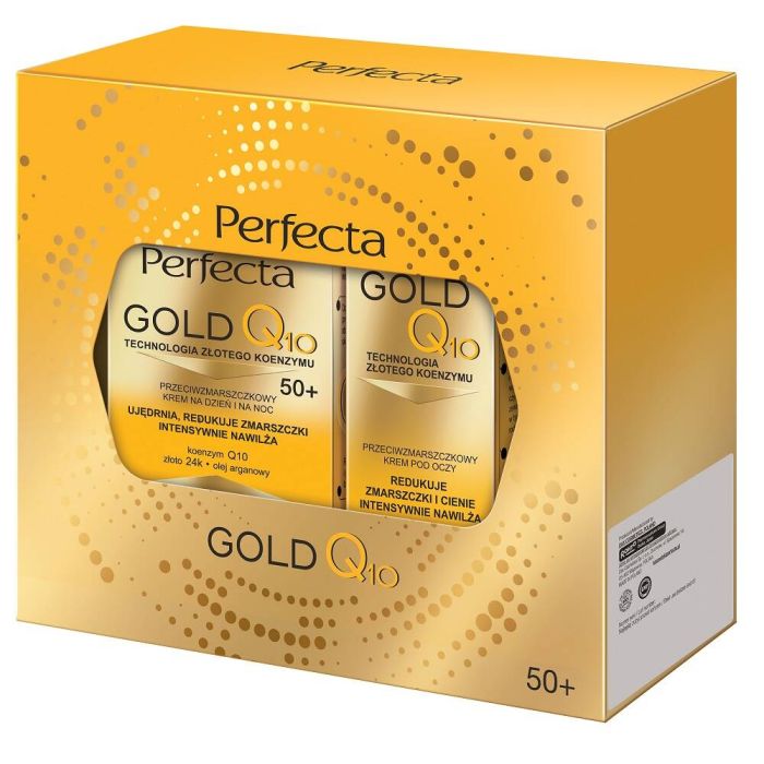 Perfecta Gold Q10 set anti-wrinkle cream 50+ 50ml + anti-wrinkle eye cream 15ml