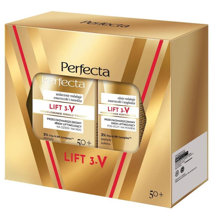 Perfecta Lift 3-V set anti-wrinkle lifting cream 50+ 50ml + anti-wrinkle lifting eye and eyelid cream 15ml