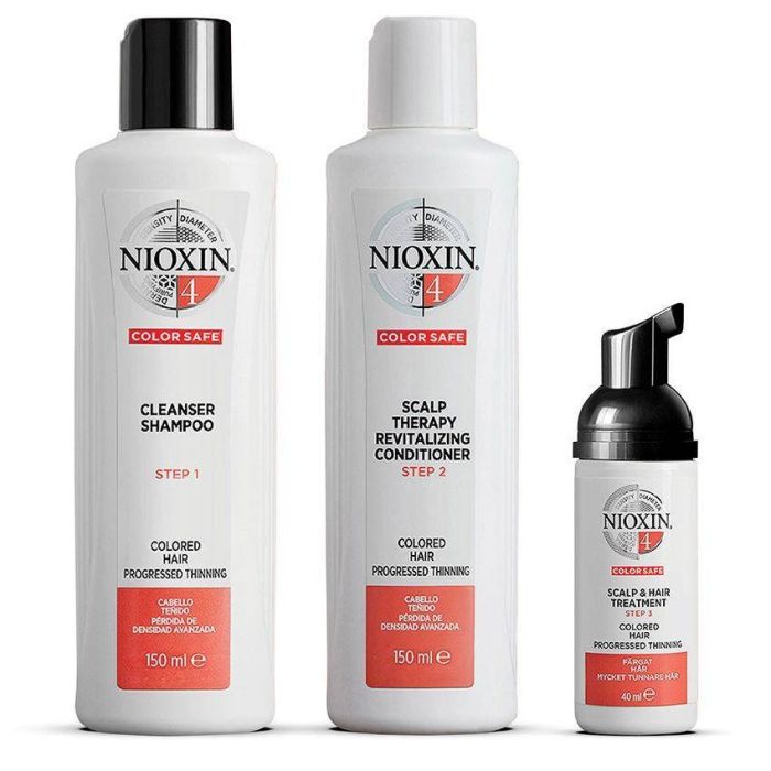 System 4 hair shampoo set 150ml + hair conditioner 150ml + hair thickening treatment 40ml