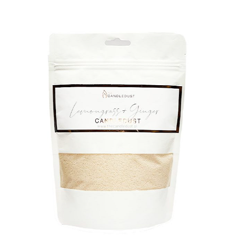 The Candledust scented candle powder Lemongrass Ginger 330g Refill