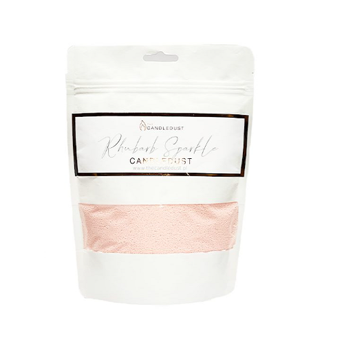 The Candledust powdered scented candle Rhubarb Sparkle 330g Refill