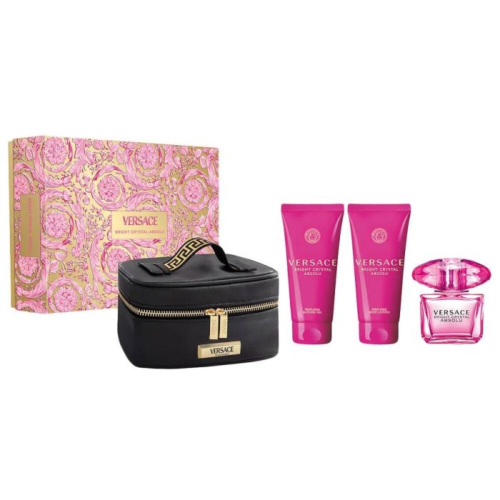 Versace Bright Crystal Absolu edp 90ml + shower gel 100ml + body lotion 100ml + makeup bag