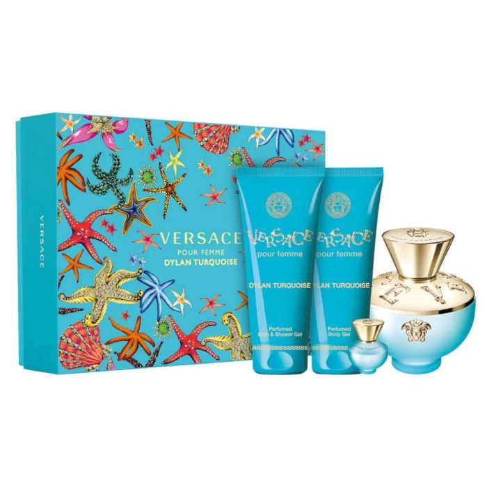 Versace Dylan Turquoise Pour Femme edt 100ml + edt 5ml + SG 100ml + BG 100ml