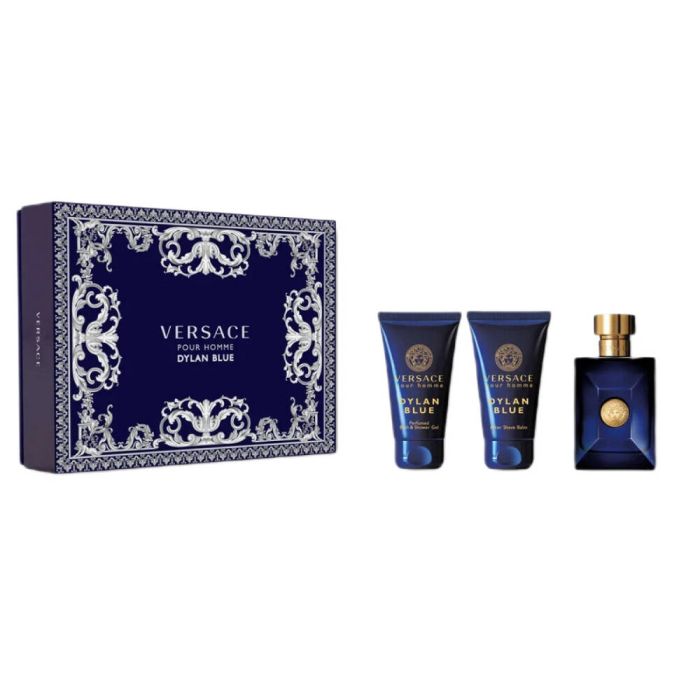 Versace Pour Homme Dylan Blue EDT 50ml + shower gel 50ml + aftershave balm 50ml