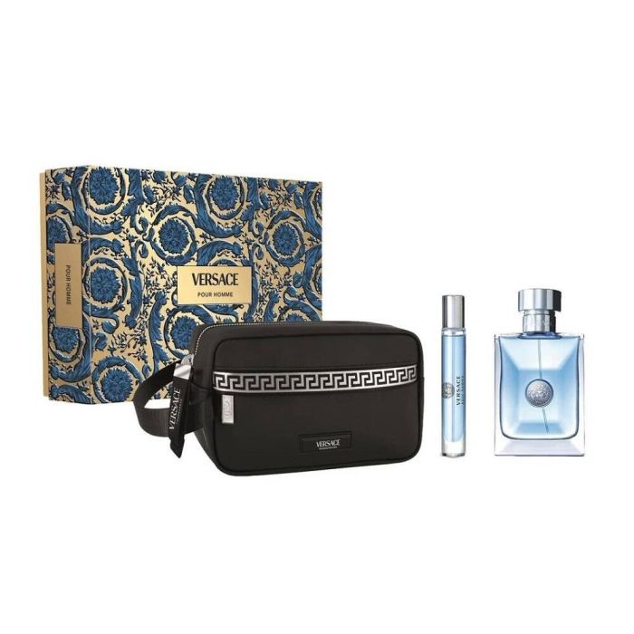 Versace Pour Homme edt 100ml + edt spray 10ml + makeup bag