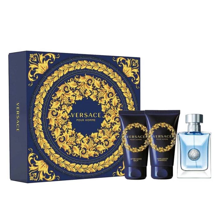 Versace Pour Homme EDT 50ml + aftershave balm 50ml + shower gel 50ml