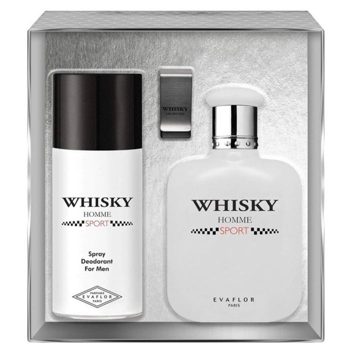 Whisky Homme Sport edt 100ml + DEO 150ml + bill clip