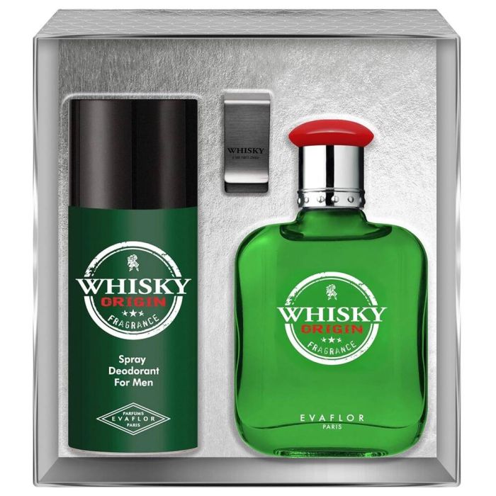 Whisky Origin edt 100ml + DEO 150ml + bill clip