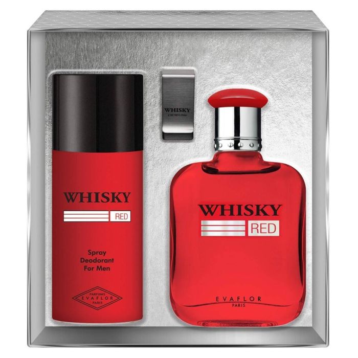 Whisky Red edt 100ml + DEO 150ml + bill clip