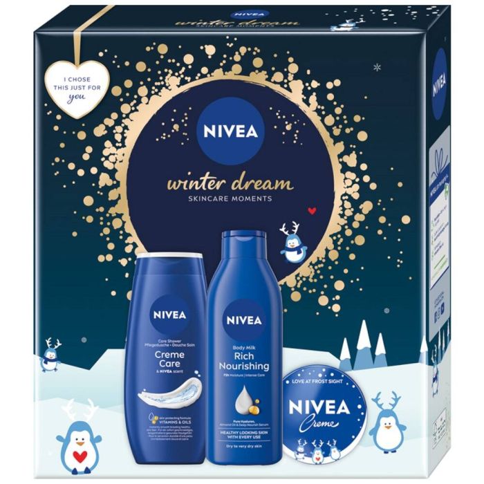 Winter Dream set shower gel 250ml + nourishing body milk 250ml + universal cream 100ml