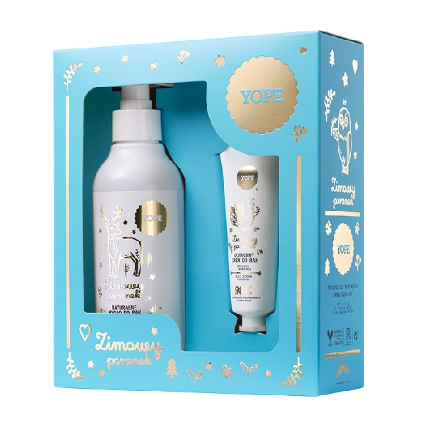 YOPE SET Winter Morning soap 300ml + hand cream 50ml