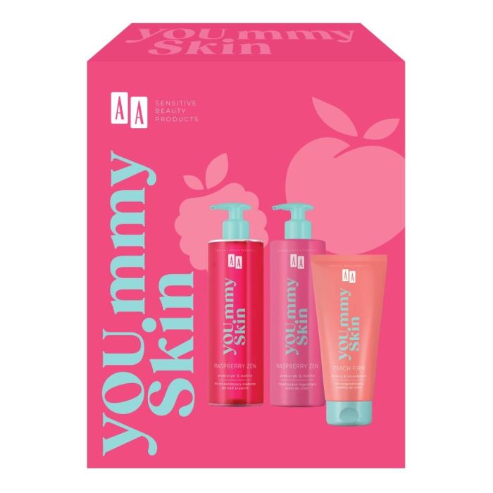 YOU.mmy Skin set shower gel 400ml + body cream 400ml + body scrub 200ml